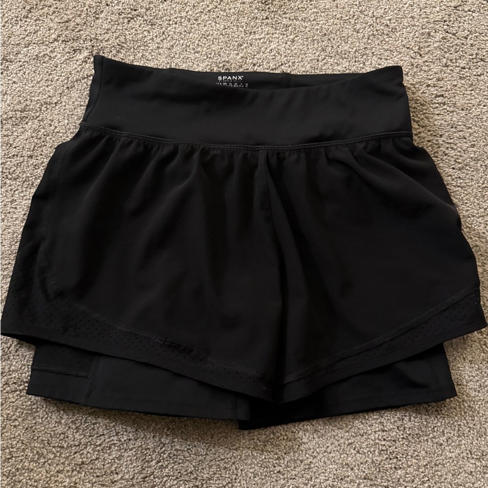 SPANX Women's Athletic Black Shorts
